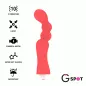 Preview: Roter Vibrator mit 10 Vibrationsmodi, G-Punkt-Stimulation, starkem Motor, weichem Silikon, wasserdicht.