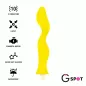 Preview: Yellow G-spot vibrator with 10 vibration modes, powerful motor, soft silicone, waterproof.