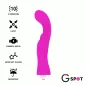 Preview: Pink G-spot vibrator with 10 vibration modes, powerful motor, soft silicone and waterproof.