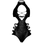 Preview: Cut Out Riemen Body, OneSize Schwarz | Leg Avenue