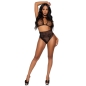 Preview: Halfter Crop Top & Stringhöschen 2 Tlg. Set OneSize | Leg Avenue