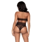 Preview: Halfter Crop Top & Stringhöschen 2 Tlg. Set OneSize | Leg Avenue