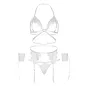 Preview: 4 Tlg. Set Os Weiss – Leg Avenue