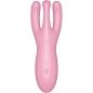 Preview: Threesome 4 Vibrator App Pink | Satisfyer