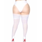 Preview: PlusSize Stay Up Transparentes Weiss | Leg Avenue
