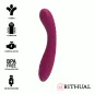 Preview: Purple vibrator with 10 vibration modes, flexible design, powerful motor, BPA-free, USB rechargeable. Brand: Rithual.