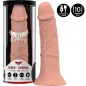 Preview: Vibrating dildo "Asher - Original" in packaging, with USB charging function and 10 vibration modes.