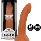 Preview: Brauner Vibrator "Rune Royal" mit Verpackung, USB-Ladefunktion und 10 Vibrationsmodi.