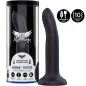 Preview: Vibrating dildo "Duman - Mystic" in black with packaging, USB charger and 10 vibration modes.