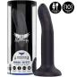 Preview: Vibrating dildo in black with packaging, USB charger, 10 vibration modes, temperature-dependent color change.