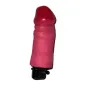 Preview: Red, cylindrical object with a rounded tip and black base on a white background.