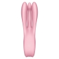 Preview: Threesome 1 Vibrator Rosa | Satisfyer
