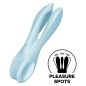 Preview: Threesome 1 Vibrator Blau | Satisfyer