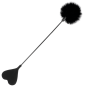 Preview: Schwarze Liebefederpeise 40cm | Darkness