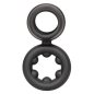Preview: Alpha Dual Magnum Ring Schwarz | Calex