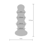 Preview: Buttocks - Der Strahlende Glas Buttplug | Toyjoy