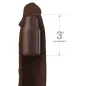 Preview: Pipedreams Sleeve 22,86cm + 7,62cm Brown – Fantasy X Tensions