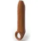 Preview: Ärmel Uncut 17,78cm Mit Riemen Karamell – Pipedreams