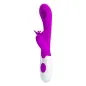 Preview: Rabbit Vibrator Moth Leckend & Vibrierend Lila | Pretty Love