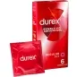 Preview: Red Durex condom packaging with the inscription "Sensitivo Contacto Total" and a single condom in red foil.