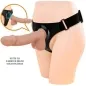Preview: Universal Harness Mit Dildo Jerry 21,8cm Natur – Pretty Love