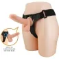 Preview: Universal Harness Mit Dildo Tom 20cm Natur – Pretty Love