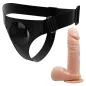 Preview: Universal Harness Mit Dildo Tom 20cm Natur – Pretty Love