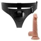 Preview: Universal Harness Mit Dildo Kevin 19cm Natur – Pretty Love