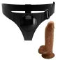 Preview: Universal Harness Mit Dildo Micheal 20cm Schwarz – Pretty Love