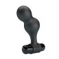 Preview: Vibrierender Analplug Aus Silikon Schwarz | Mr Play