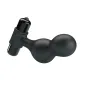 Preview: Vibrierender Analplug Aus Silikon Schwarz – Mr Play