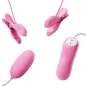 Preview: Nipple clamps with vibration and electric shock, pink | Pretty Love