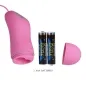 Preview: Nipple clamps with vibration and electric shock, pink | Pretty Love