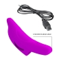 Preview: Delphini Leistungsstarker Fingerstimulator Lila | Pretty Love