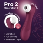 Preview: Pro 2 Generation 3 Weinrot Bluetooth &  App | Satisfyer