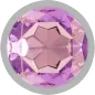 Preview: Anal Plug Made Of Aluminum With Purple Glass S – Intense