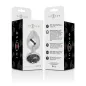 Preview: Analplug Aus Aluminium Mit Schwarzem Glas M – Intense