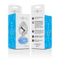 Preview: Aluminum Anal Plug with Blue Glass M – Intense