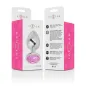 Preview: Aluminum Anal Plug With Pink Glass M – Intense