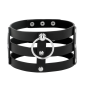 Preview: Veganes Lederhalsband Im Fetisch Stil | Coquette Chic Desire