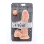 Preview: Dual Density Dildo 18cm Mit Hoden Hautfarben | Get Real
