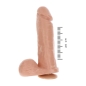 Preview: Extremer XL Dildo 25,5cm Hautfarben | Get Real