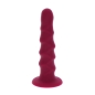 Preview: Ribbed Dong 12cm Rot | Get Real