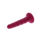 Preview: Ribbed Dong 12cm Rot | Get Real