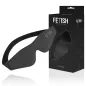 Preview: Black eye mask with elastic band, next to a package labeled "Fetish Submissive".
