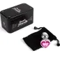 Preview: Metall Buttplug Fuchsia Herz 7cm – Secretplay
