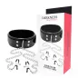 Preview: Black collar with nipple clamps and chains, packaging with product image.