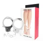 Preview: Silver ankle cuffs with packaging depicting legs. Text: "Darkness Police Ankle Cuffs".