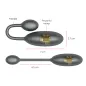 Preview: Denver Vibrating Egg Black 7 x 2.7cm App – Online