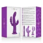 Preview: Casanova Vibrator Rabbit Silikon Triple Engine Purple – Intense